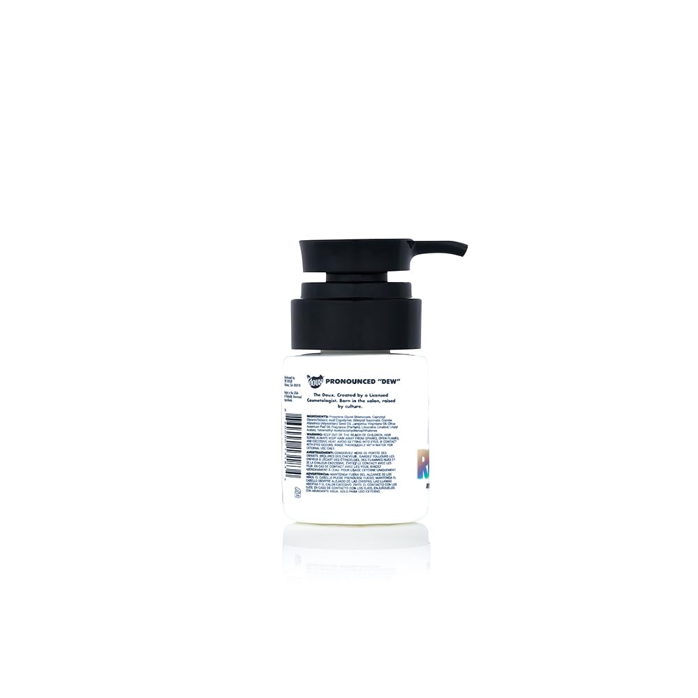 Close-up of ACT RIGHT serum texture highlighting The Doux smoothening benefit