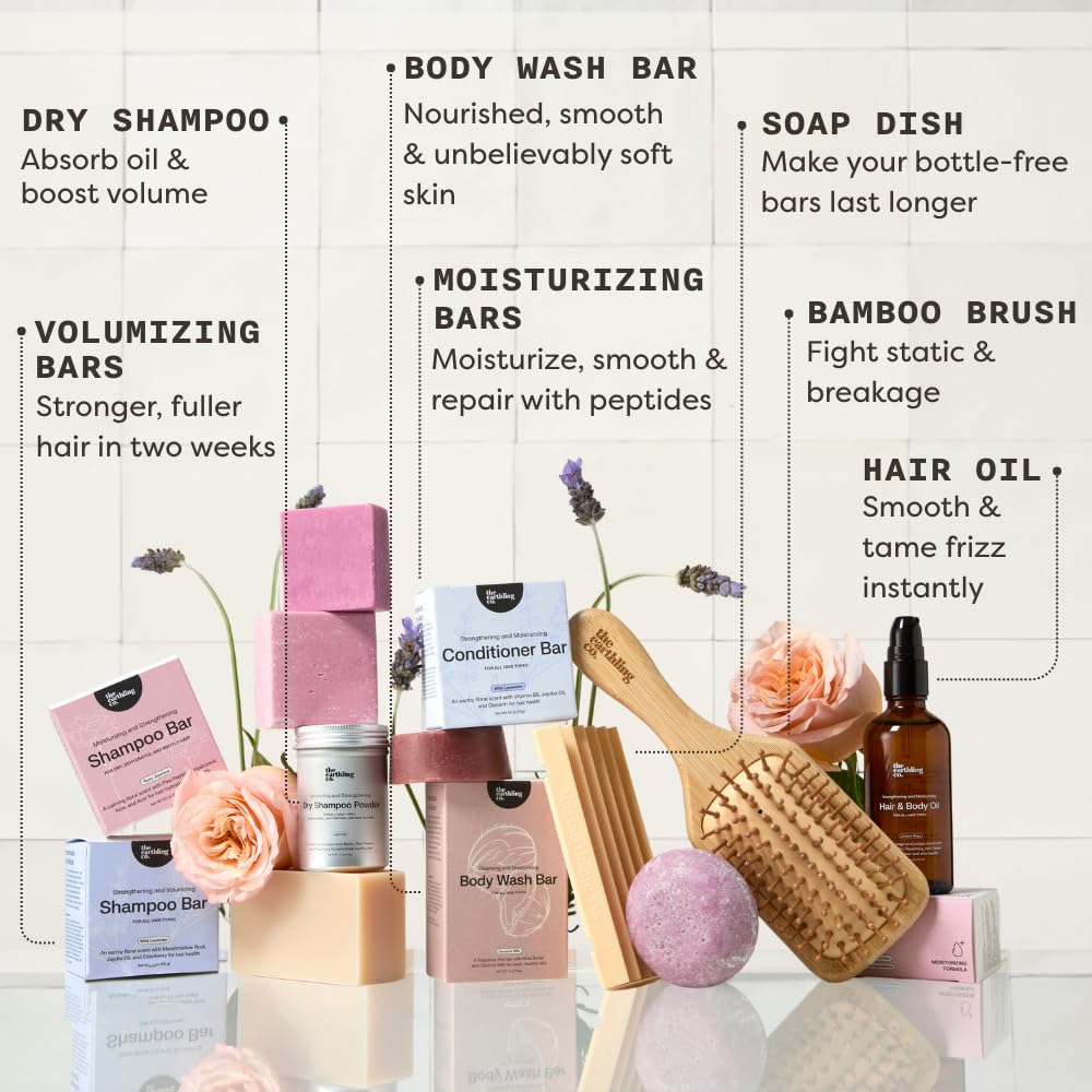 the earthling co. bars in a bathroom lifestyle scene for everyday routine inspiration