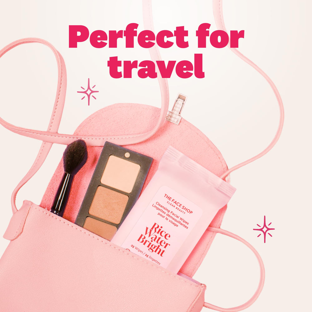THE FACE SHOP pack beside smartphone showing compact size and portability