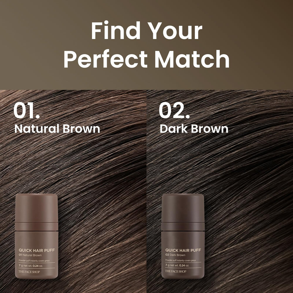 THE FACE SHOP powder texture close-up showing fine blendable particles