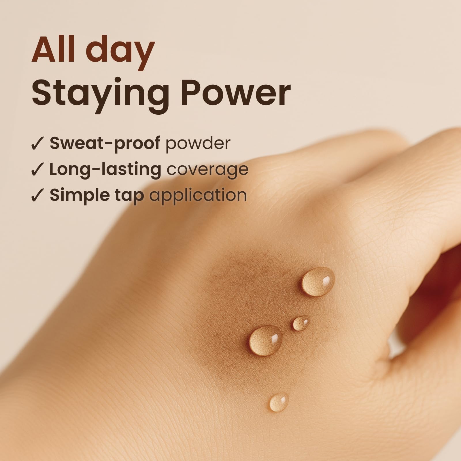 THE FACE SHOP held in hand to show compact travel-friendly scale