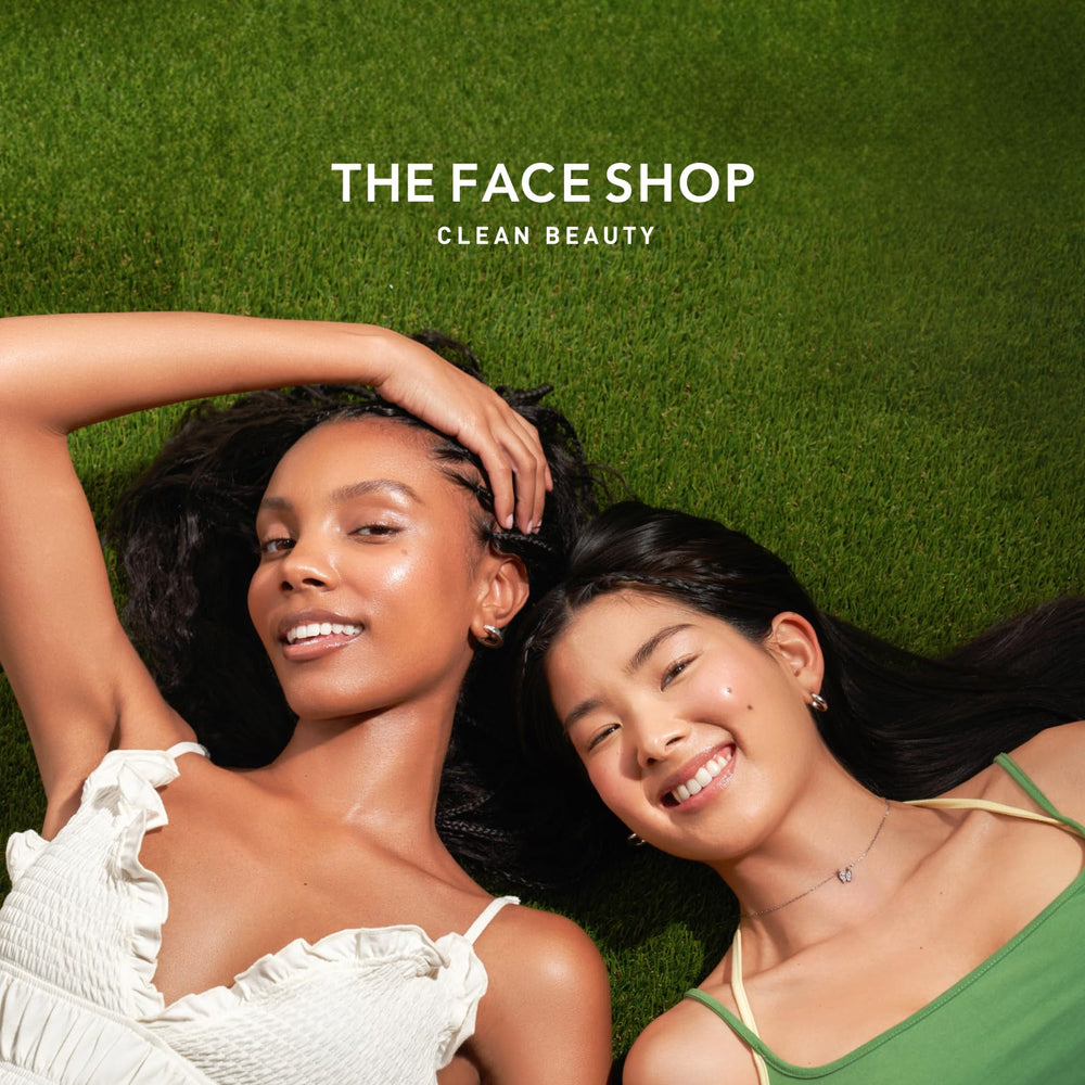 THE FACE SHOP jar on bathroom counter illustrating easy inclusion in routine