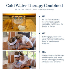 The FaceTub positioned in sink illustrating easy countertop placement and convenience