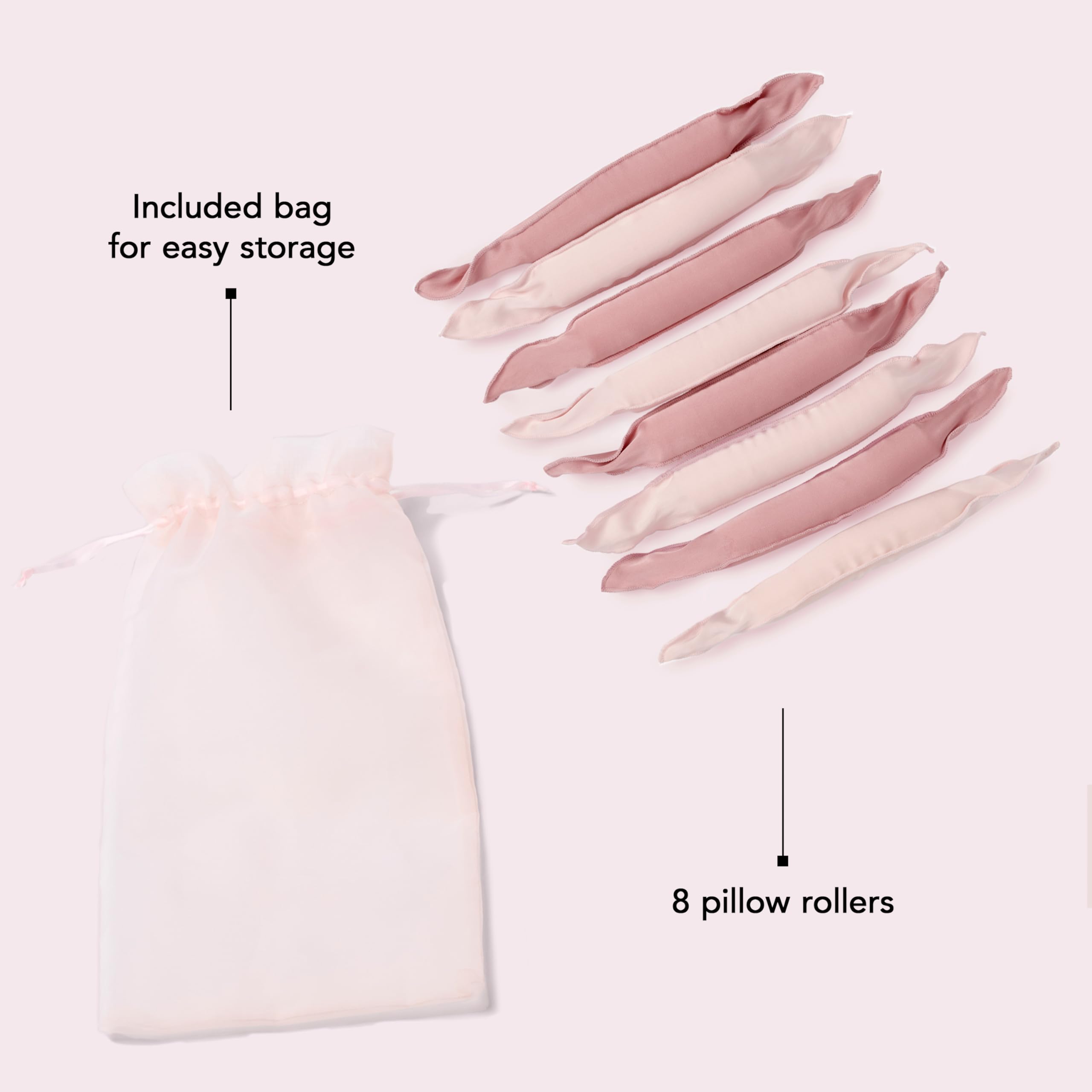 The Hair Edit roller bent to lock, flexible design for easy twist-and-secure use