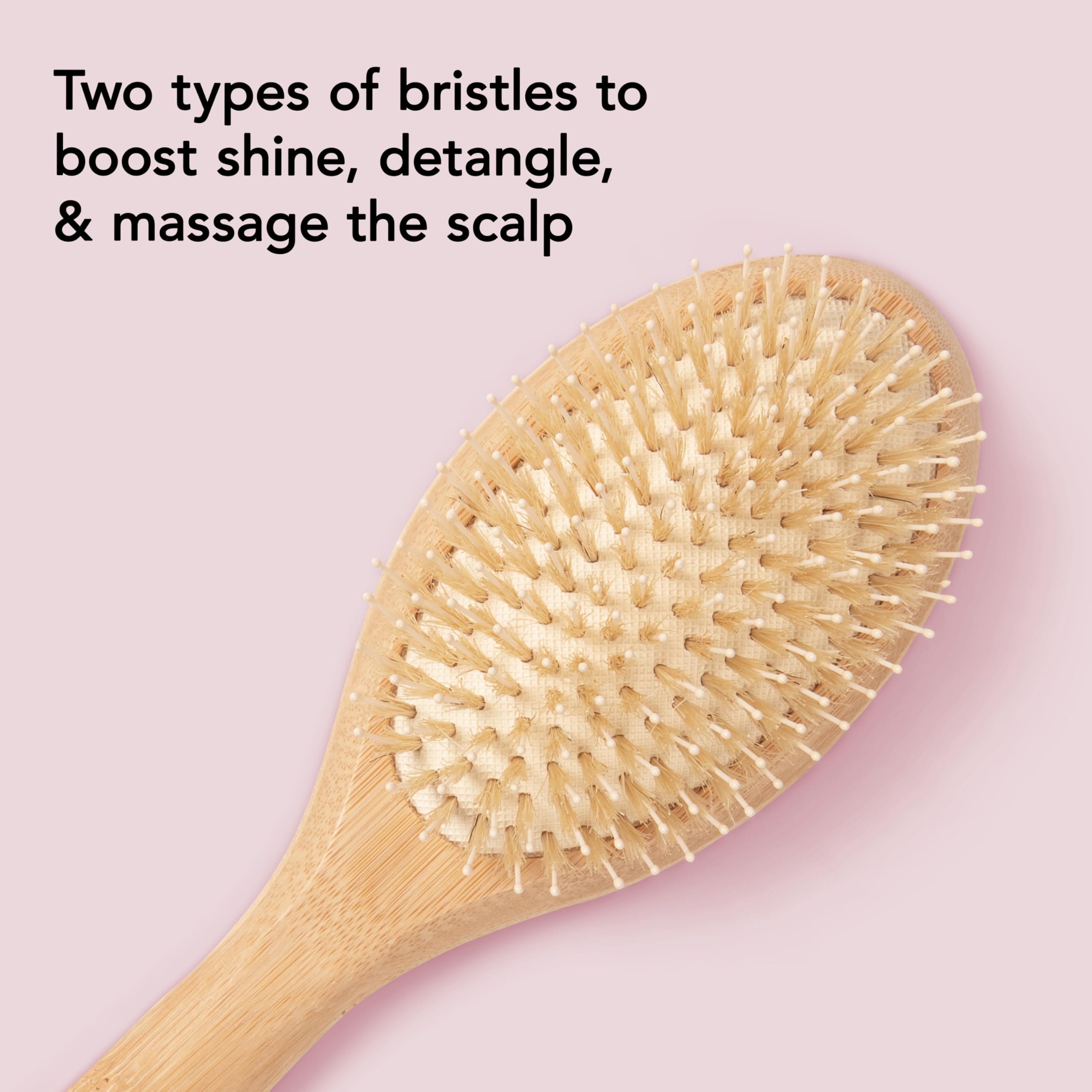 The Hair Edit smoothing hair with brush for polished finish and reduced frizz