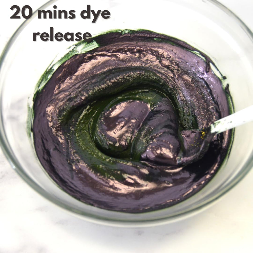 The Henna Guys indigo mixed paste texture ready to apply for even color coverage