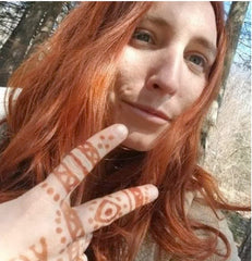 The Henna Guys mixed henna paste close-up showing smooth consistency for easy application