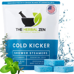 The Herbal Zen front packaging showing 10-pack and benefits