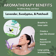 The Herbal Zen steamer placed in shower releasing steam for relaxing atmosphere