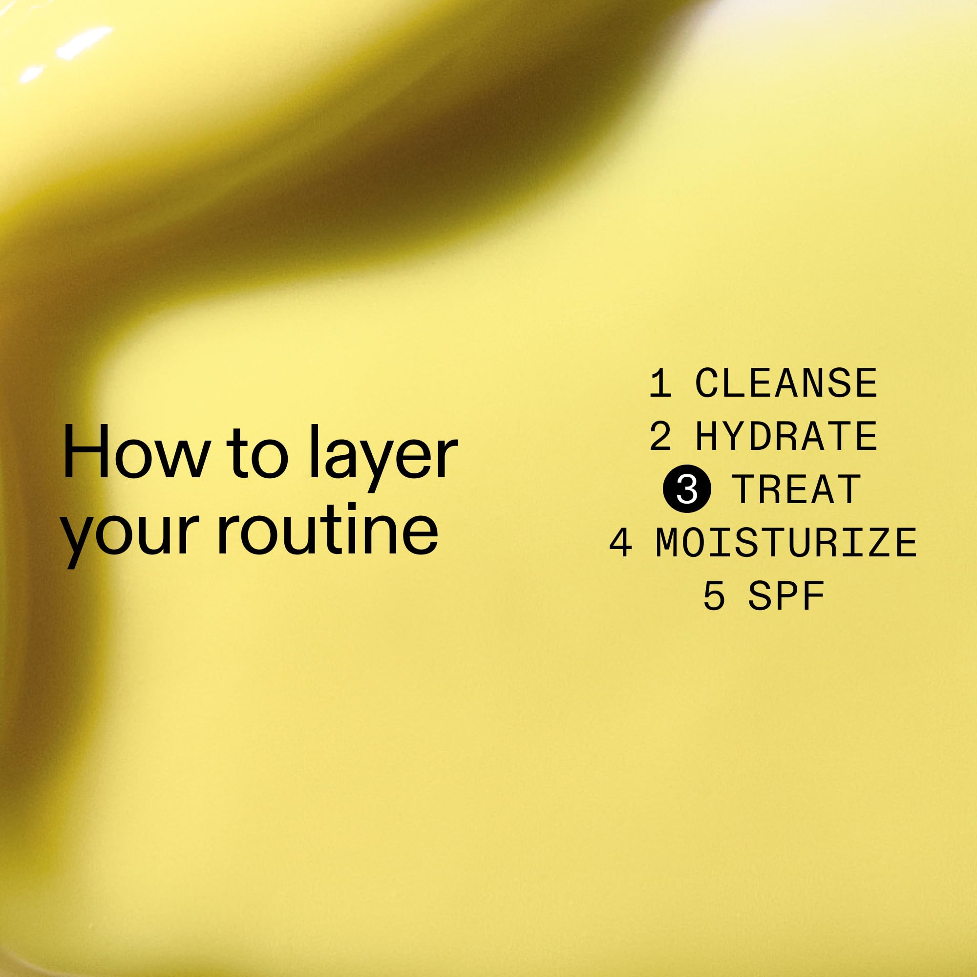 The INKEY List bottle beside ingredient label emphasizing key actives and ingredient transparency
