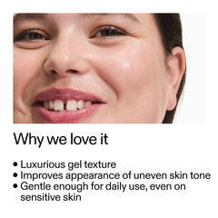 The INKEY List dispenser dispensing gel that removes makeup gently