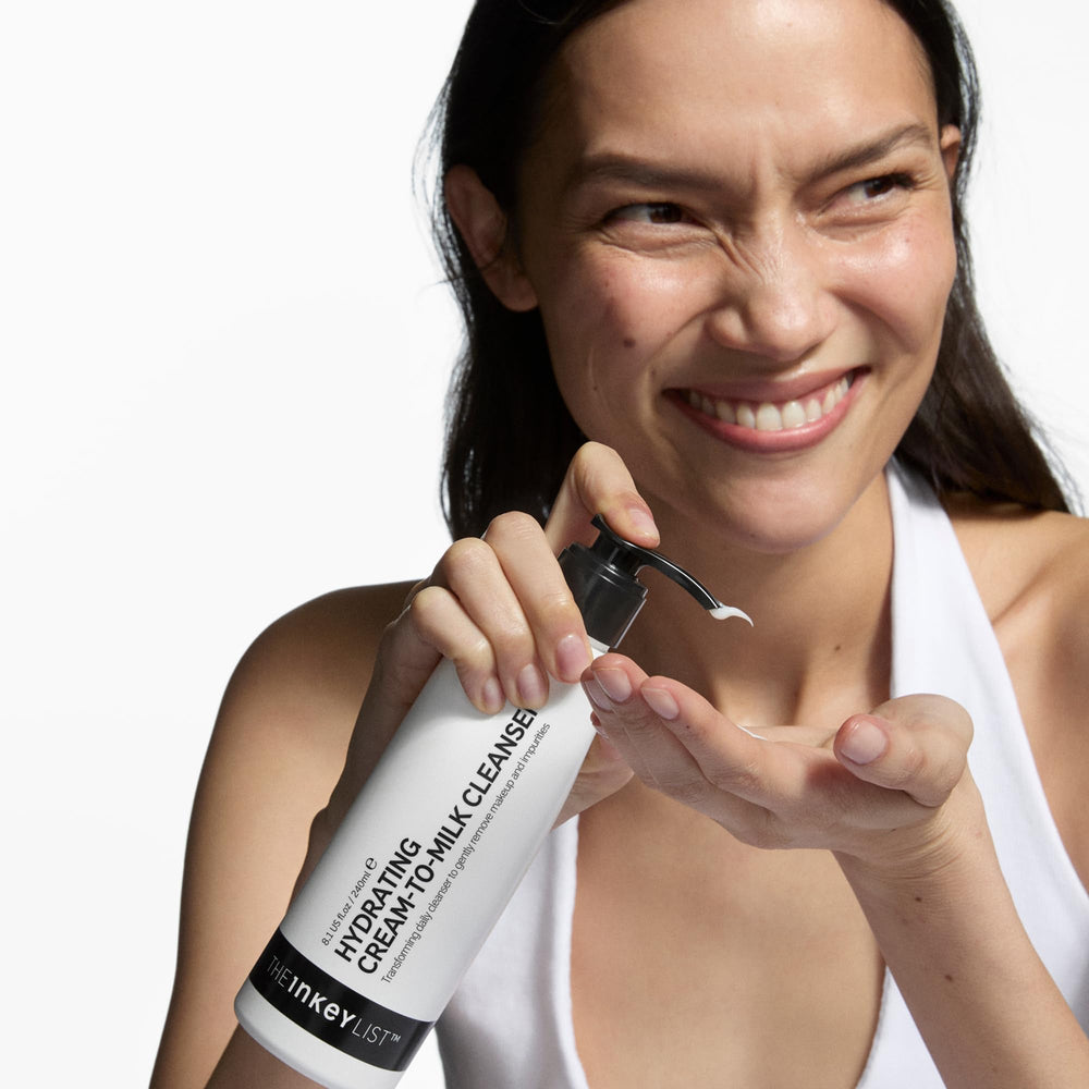 The INKEY List product staged on vanity to inspire skincare ritual