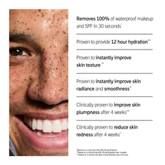 Applying The INKEY List balm to dry skin to dissolve makeup quickly and gently