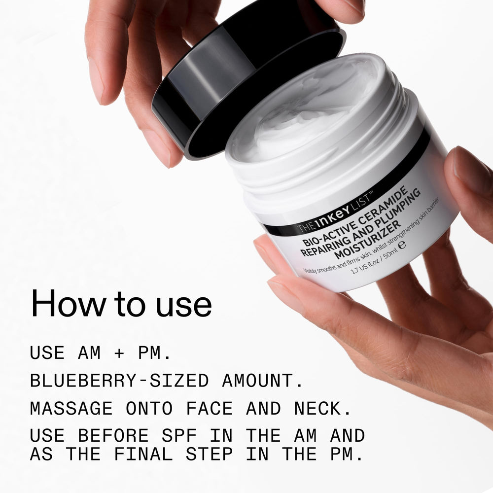 The INKEY List moisturizer staged with serum and sunscreen showing layering compatibility benefits