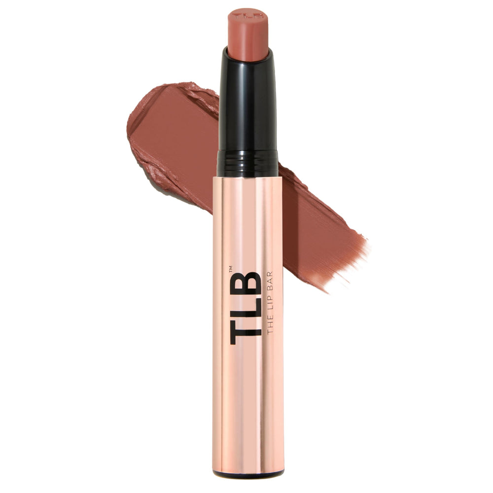 The Lip Bar front packaging showing Muse deep berry shade and benefit of bold color