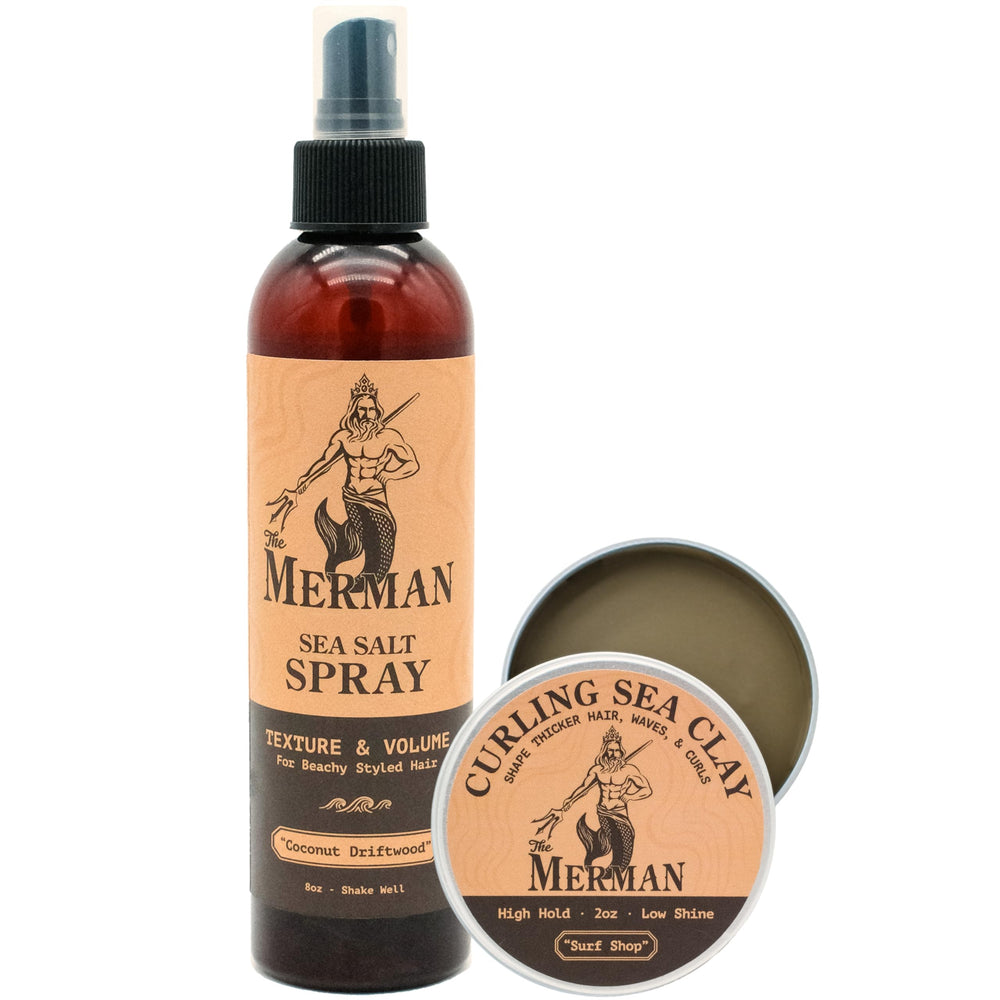 The Merman bundle front packaging showing both bottles for easy styling
