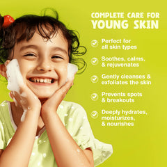The Natural and Organic Family close-up mousse texture demonstrating gentle cleanse