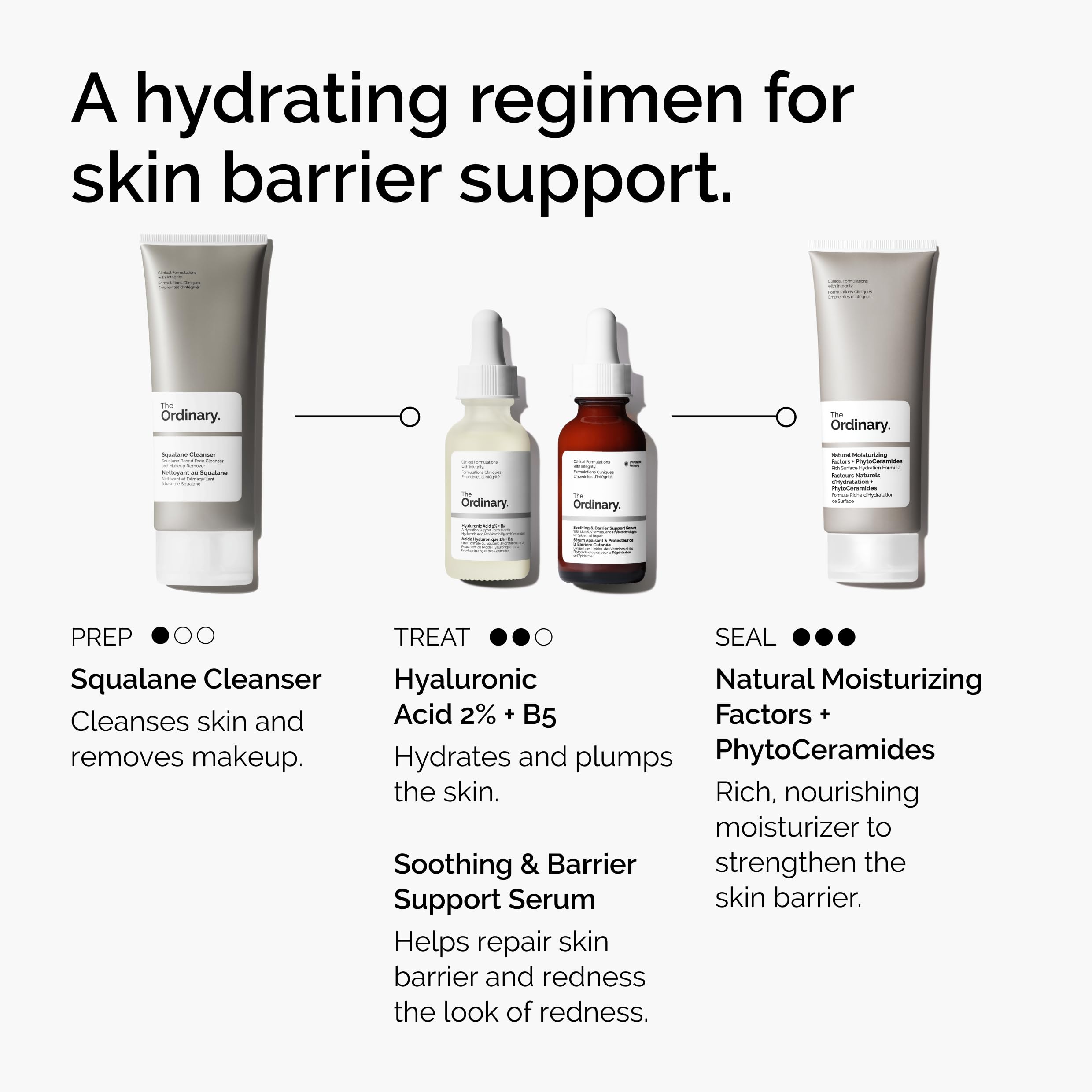 The Ordinary 1 fl oz bottle held in hand for true size and scale