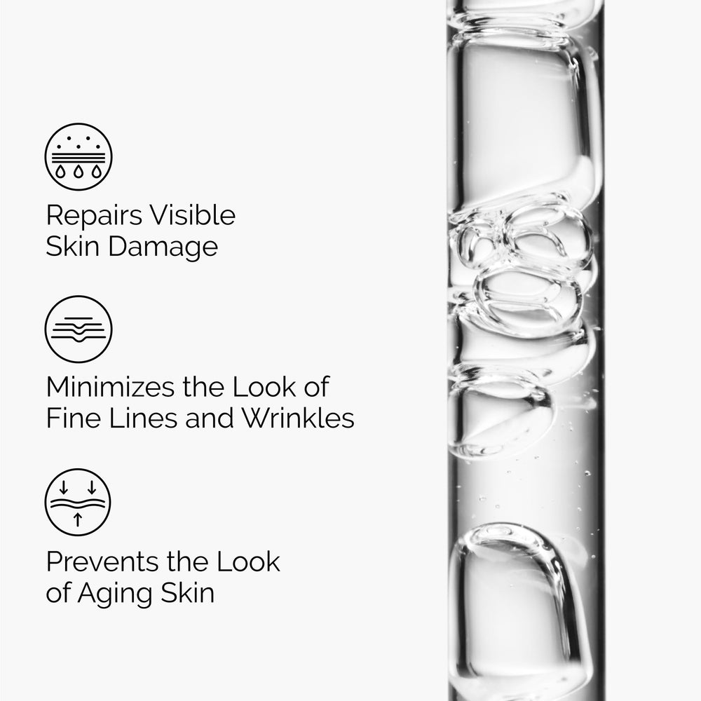 The Ordinary GF 15% label and ingredient list close-up highlighting peptide and growth-factor content