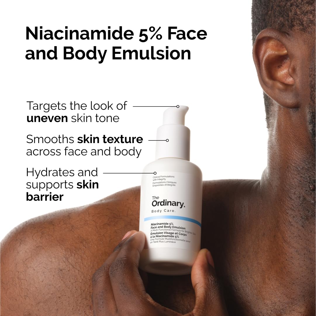 The Ordinary niacinamide emulsion pump close-up, precise targeted application