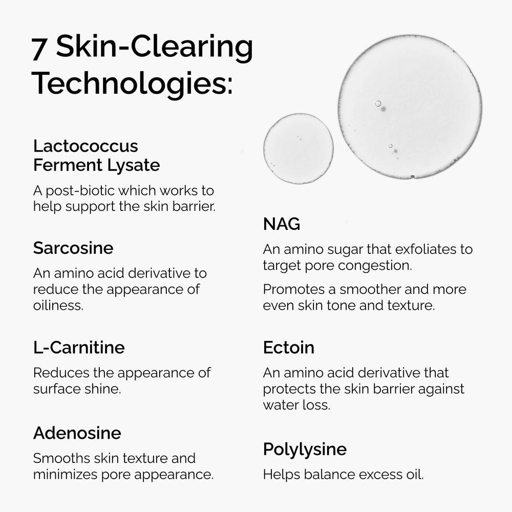 The Ordinary dropper dispensing serum, illustrating easy controlled application