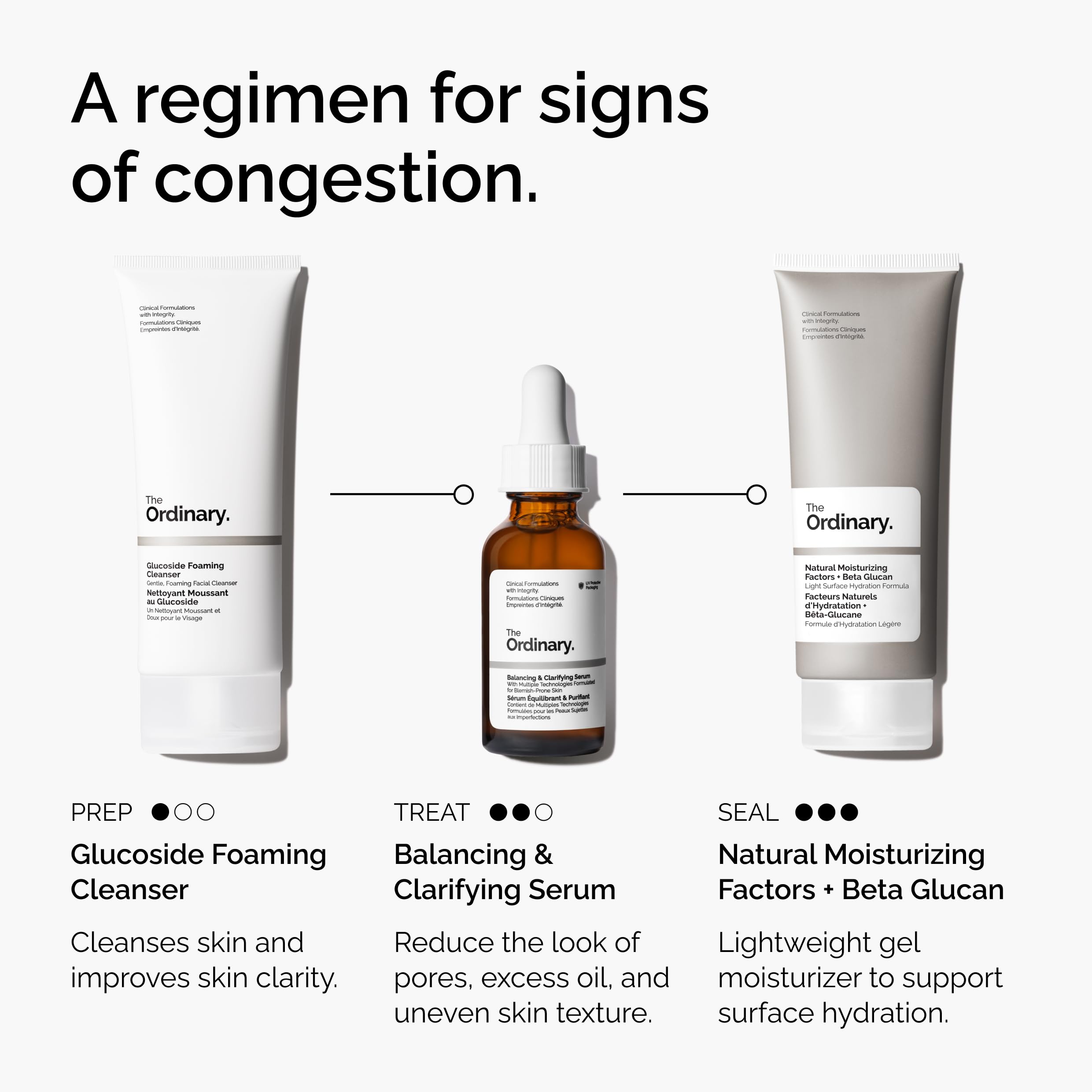 The Ordinary ingredient label close-up, highlights multi-active formulation benefits
