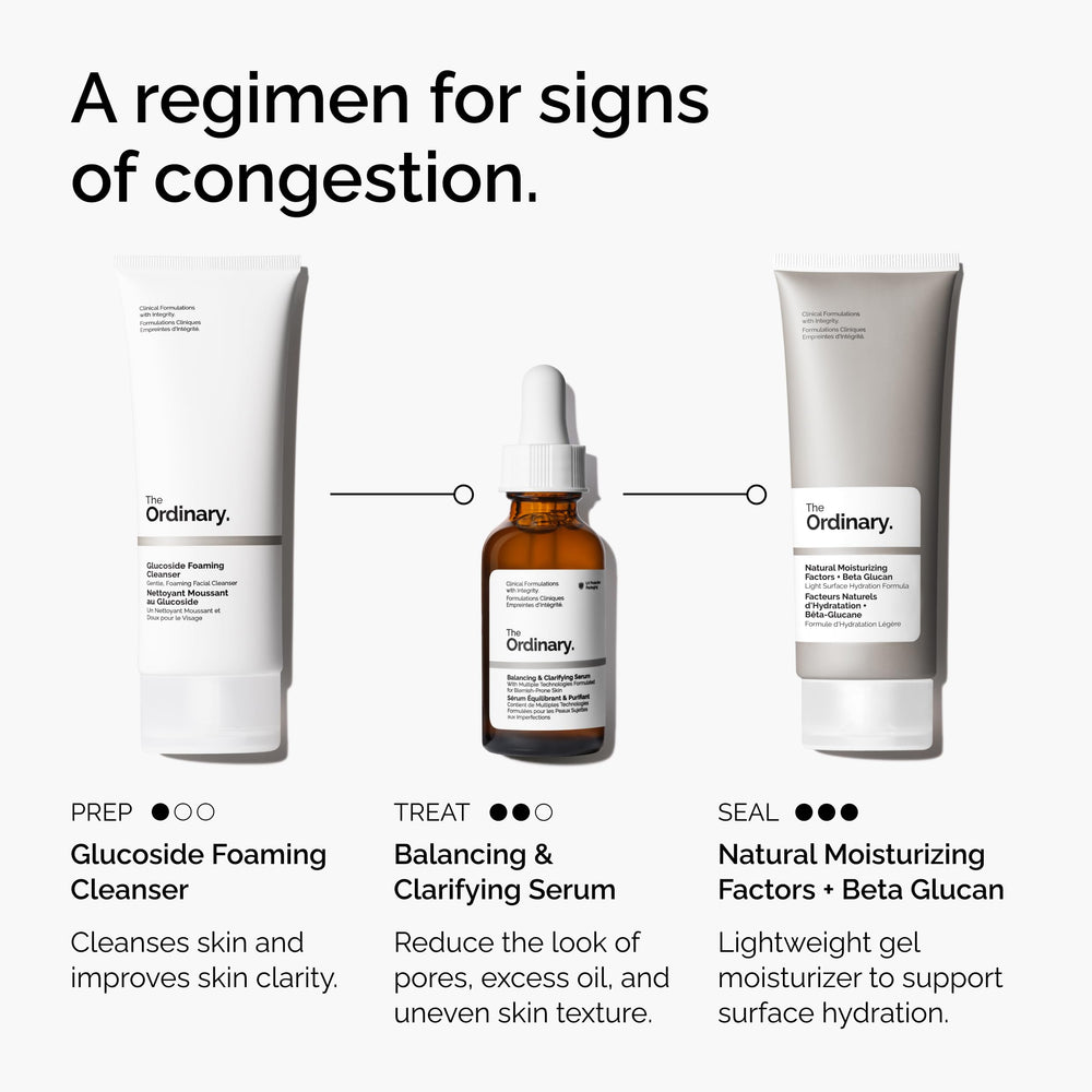 The Ordinary ingredient label close-up, highlights multi-active formulation benefits