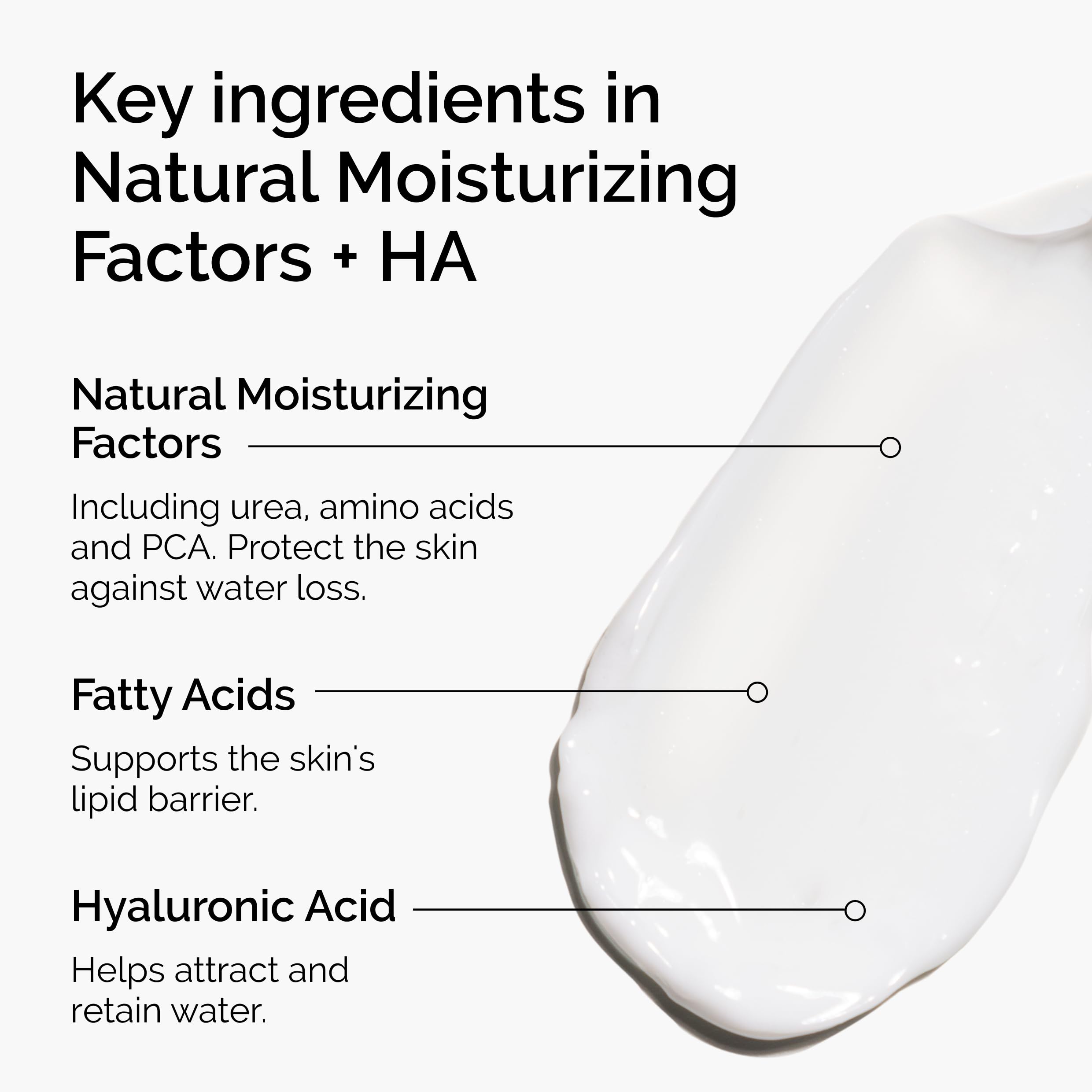 The Ordinary niacinamide emulsion texture close-up, fast-absorbing finish