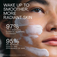 The Outset cream texture close-up highlighting rich buttery finish for hydration