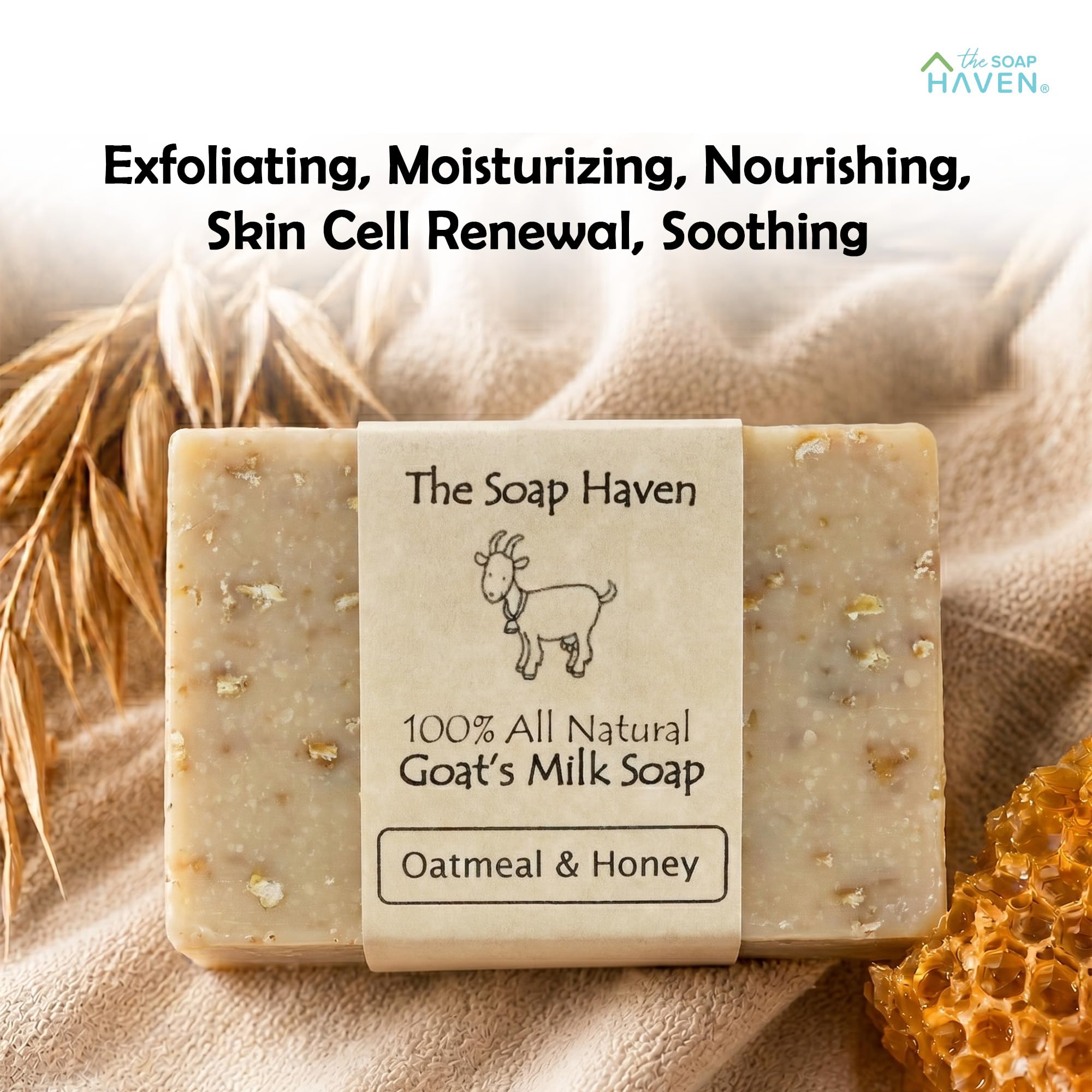 Four soap bars drying on a draining dish showing longevity and neat storage by The Soap Haven