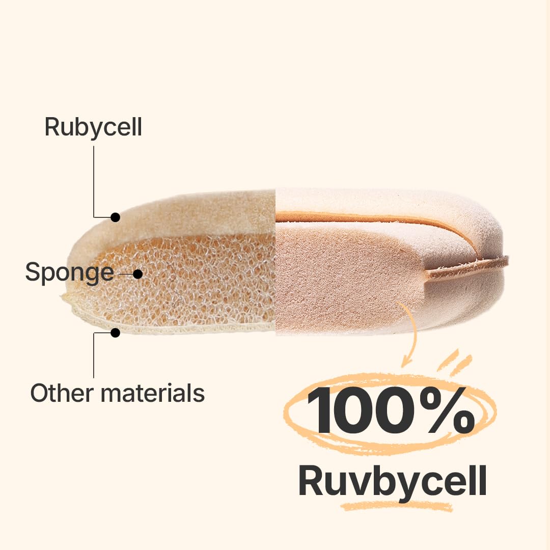 THE TOOL LAB puff being rinsed to show easy cleaning and long-lasting use benefit