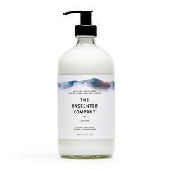 The Unscented Company front label showing clear unscented benefit