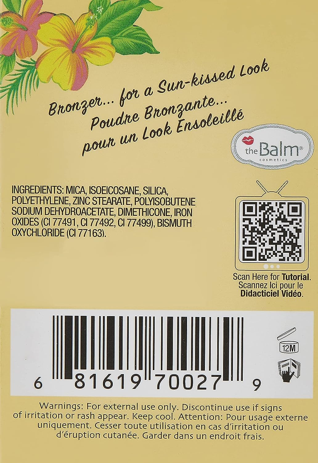 theBalm Bahama Mama applied under cheekbone to illustrate natural contouring and sculpting benefit