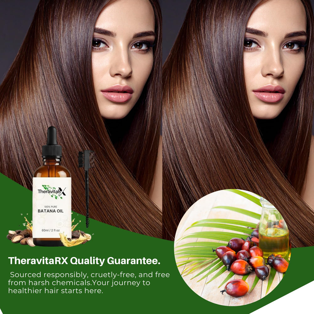 THERAVITARX bottle on bathroom shelf in natural grooming routine setting