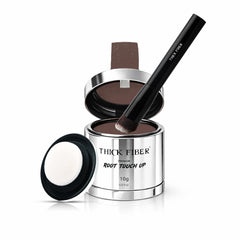THICK FIBER front packaging showing Medium Brown kit and benefits