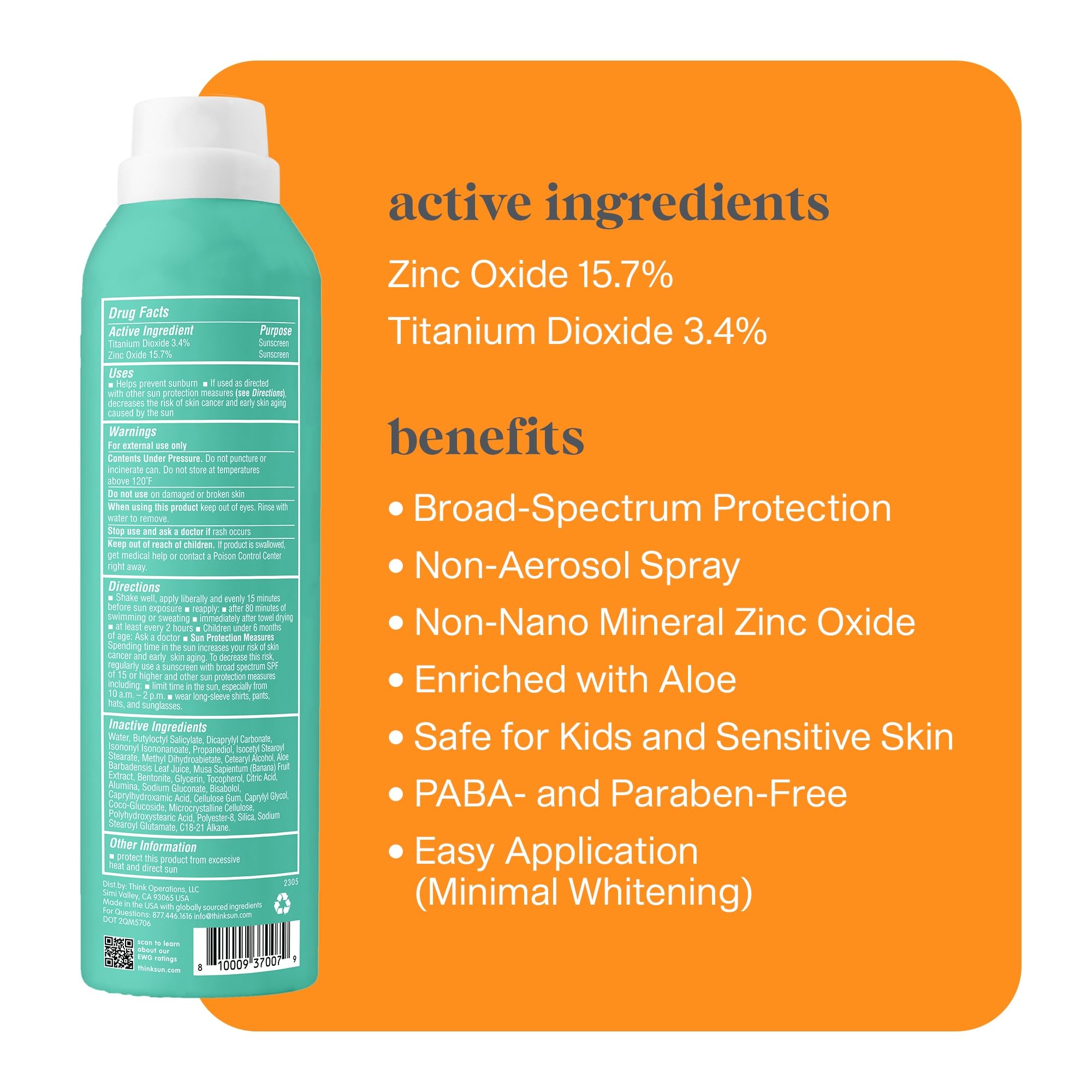 THINK close-up nozzle mist illustrating fast even application
