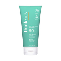 THINK front view of 6 fl oz tube showing branding and SPF 50+ protection