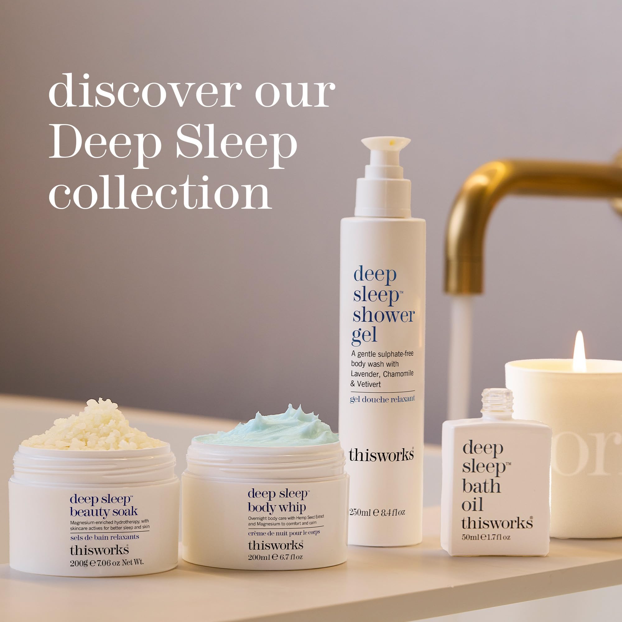 THISWORKS tube in a travel bag illustrating portability and bedside convenience benefit