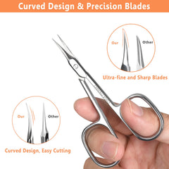 THRAU blade close-up highlighting sharp surgical-grade stainless-steel edge