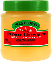 Three Flowers front tin showing label and compact travel-friendly styling