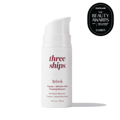 Three Ships bottle pump close-up highlighting dispenser and clean design benefit
