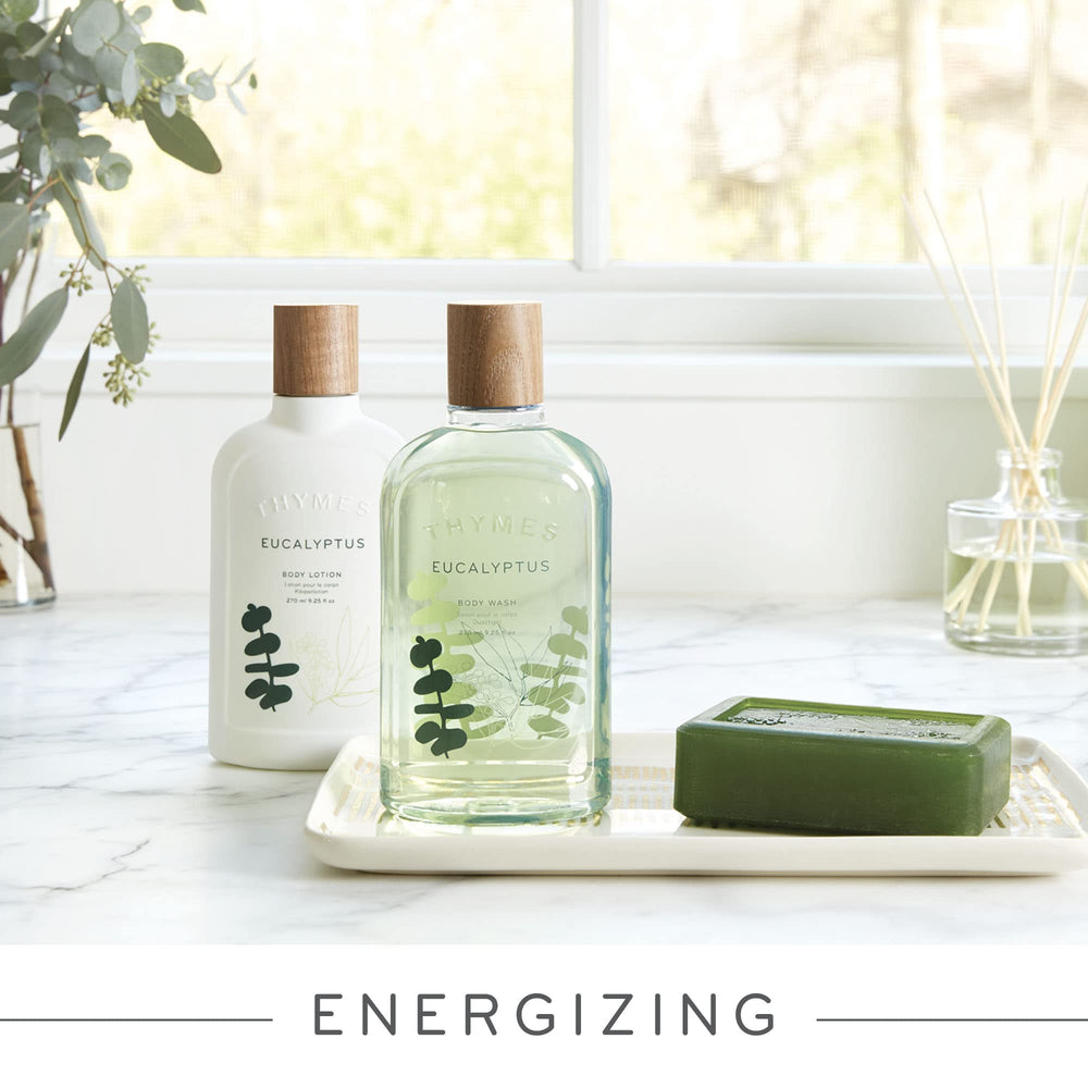 Thymes eucalyptus ingredient list label showing botanical notes and transparency