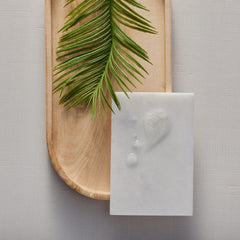 Thymes Frasier Fir label close-up highlighting ingredient notes and safety