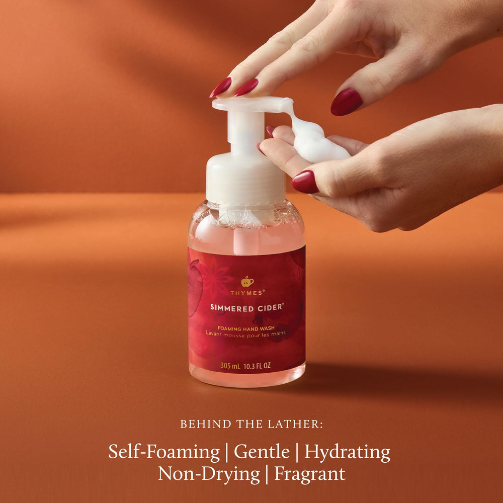 Thymes Simmered Cider styled in a kitchen scene adding seasonal fragrance and warmth