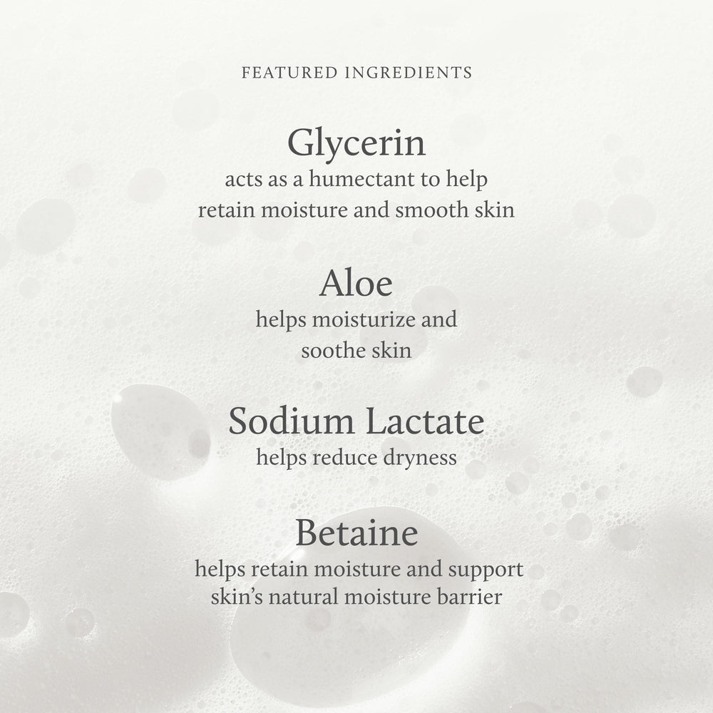 Thymes Simmered Cider lather texture demonstrating rich foam and gentle cleansing