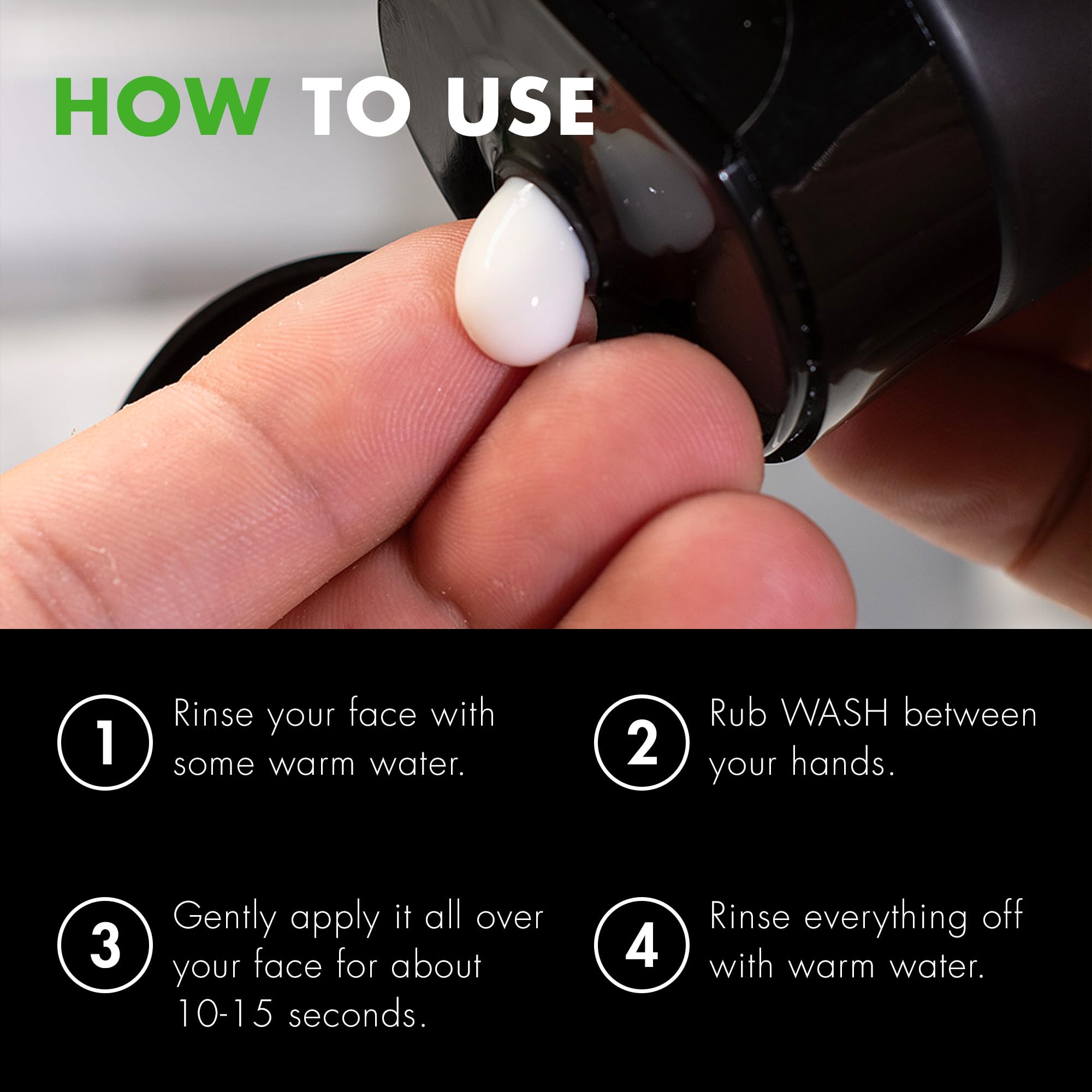 Tiege Hanley in bathroom routine with moisturizer, illustrates quick AM/PM use