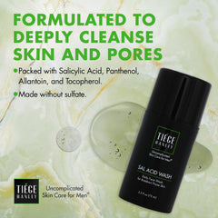 Tiege Hanley held in hand to show 2.5 fl oz travel-friendly size and portability