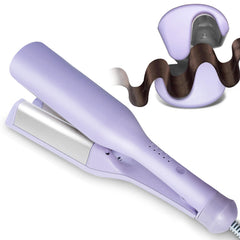 Tieumioe front view purple waver showing sleek design and quick styling benefit