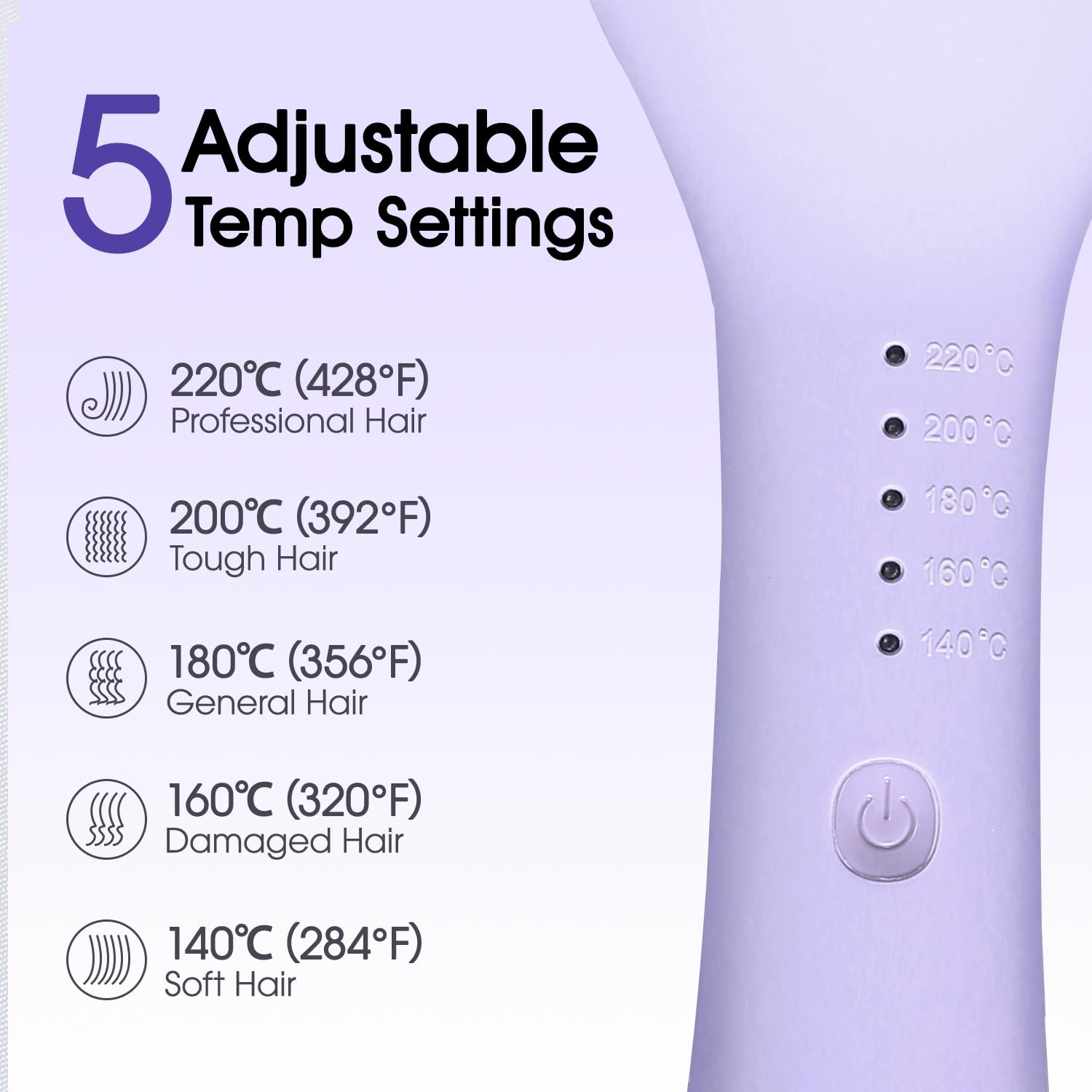 Tieumioe waver in hand size comparison showing portable, travel-friendly benefit