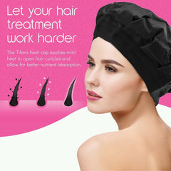 Tifara Beauty soft inner lining detail protecting hair and scalp during treatment